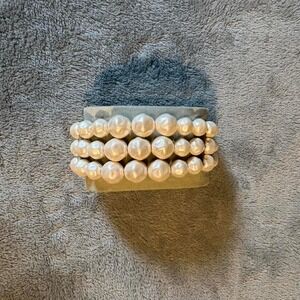 Pearl bracelet‎ set